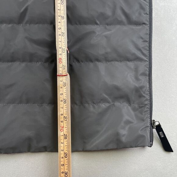 Kith x Isaora COA Down Crewneck Sweater Men L Gray Black Insulated Made in Italy - Picture 11 of 13